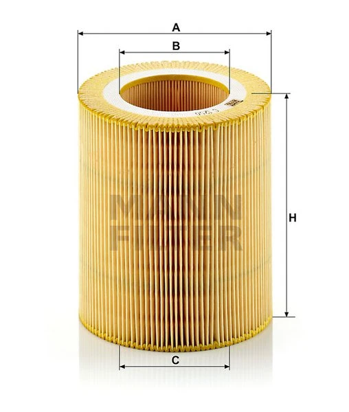 Vzduchový filter MANN FILTER C 1250