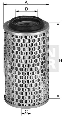 Vzduchový filter MANN FILTER C 1344