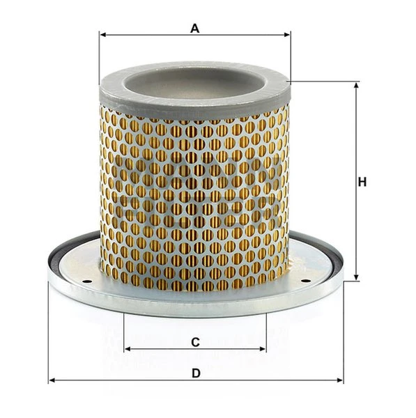 Poistný filter MANN FILTER C 1342 KIT