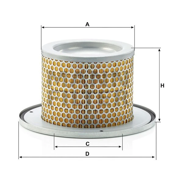 Poistný filter MANN FILTER C 1374/2 KIT
