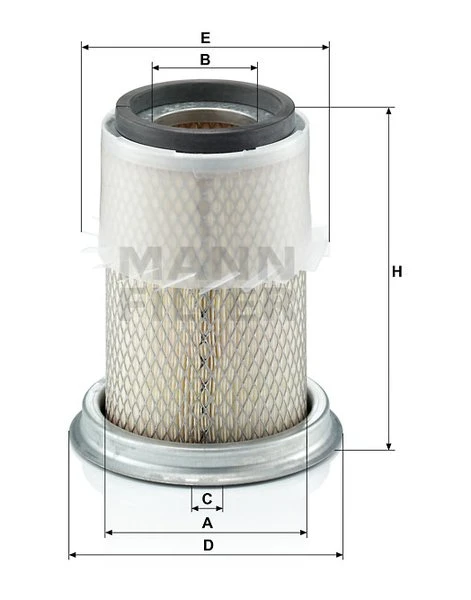Vzduchový filter MANN FILTER C 14 123