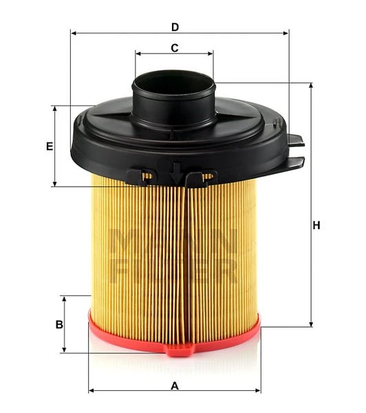 Vzduchový filter MANN FILTER C 1468