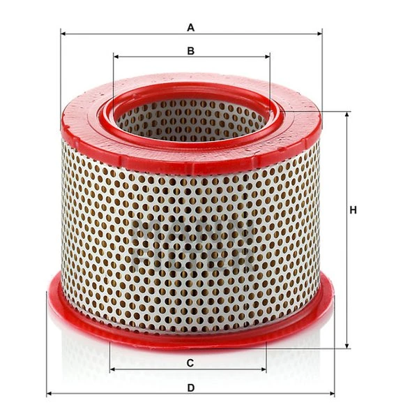 Vzduchový filter MANN FILTER C 1555/1