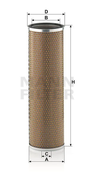 Poistný filter MANN FILTER C 16 167