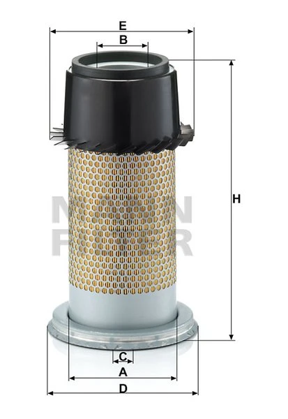 Vzduchový filter MANN FILTER C 16 334