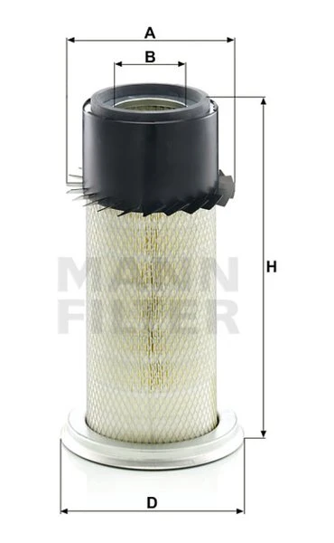 Vzduchový filter MANN FILTER C 16 340