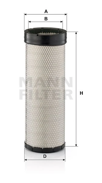 Poistný filter MANN FILTER C 17 170