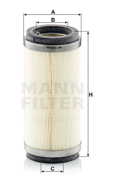 Vzduchový filter MANN FILTER C 9006
