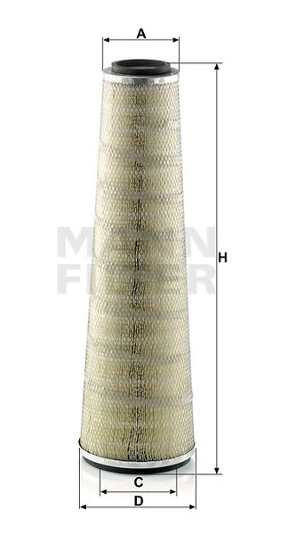 Vzduchový filter MANN FILTER C 22 835