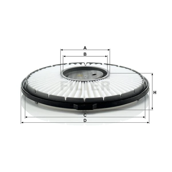 Vzduchový filter MANN FILTER C 2226
