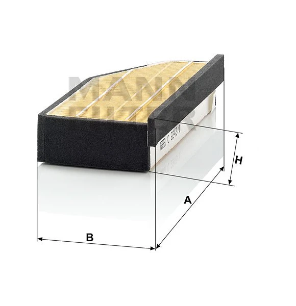 Vzduchový filter MANN FILTER C 2243/1