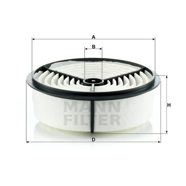 Vzduchový filter MANN FILTER C 2262