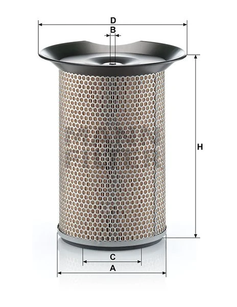 Vzduchový filter MANN FILTER C 23 502