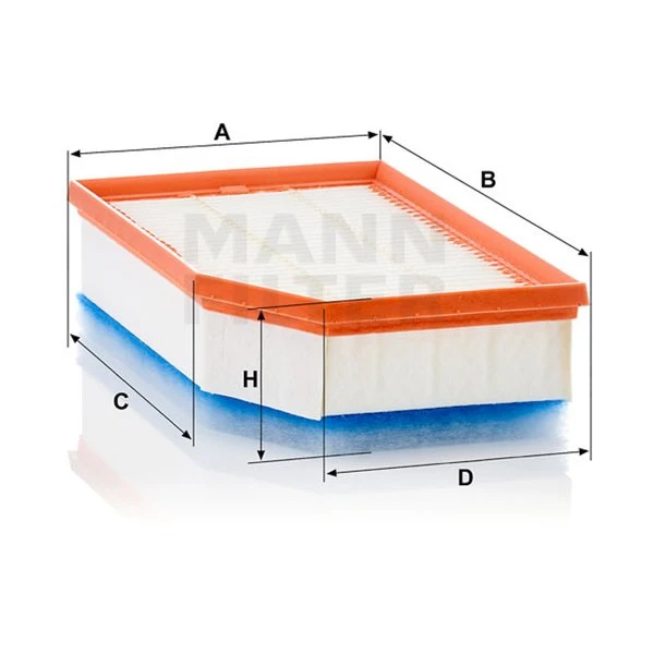 Vzduchový filter MANN FILTER C 31 027
