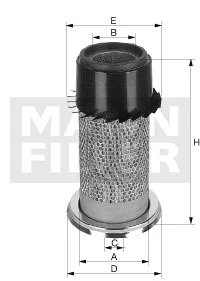 Vzduchový filter MANN FILTER C 28 357