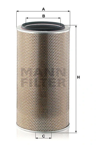 Vzduchový filter MANN FILTER C 33 920/3