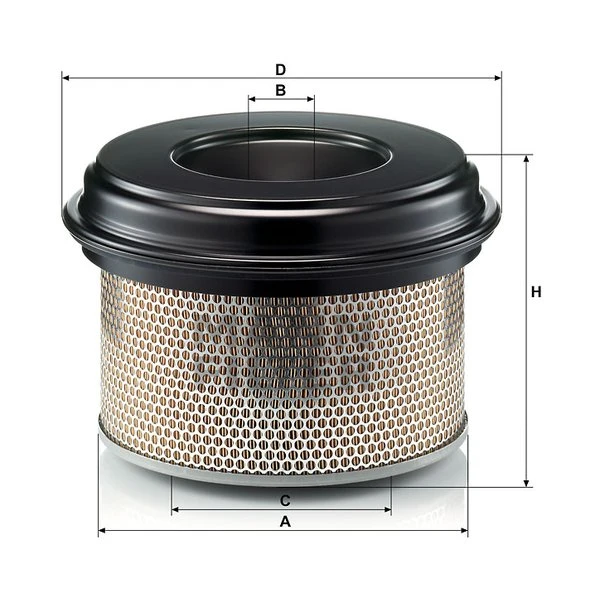 Vzduchový filter MANN FILTER C 33 922