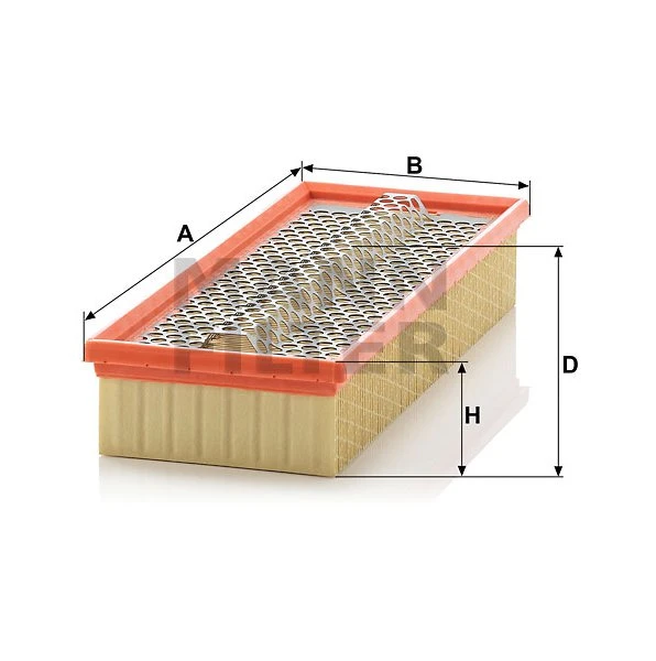 Vzduchový filter MANN FILTER C 34 109/2