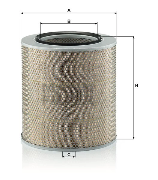 Vzduchový filter MANN FILTER C 35 1592