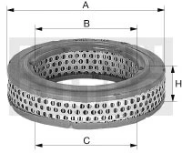 Vzduchový filter MANN FILTER C 3576