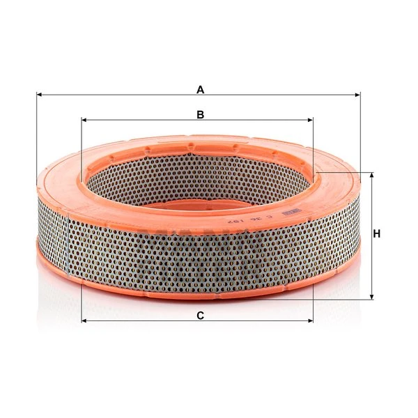 Vzduchový filter MANN FILTER C 36 157