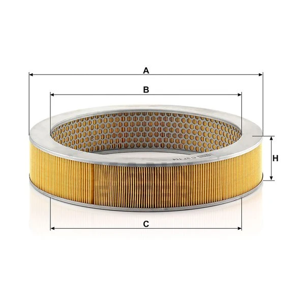 Vzduchový filter MANN FILTER C 37 114
