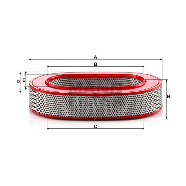 Vzduchový filter MANN FILTER C 37 145