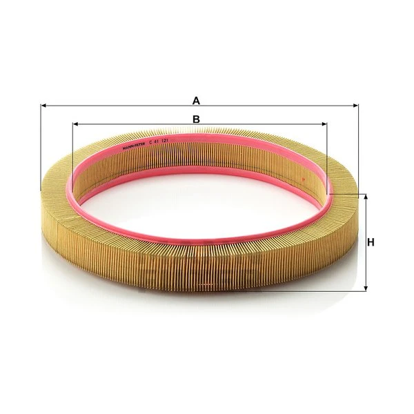 Vzduchový filter MANN FILTER C 41 121