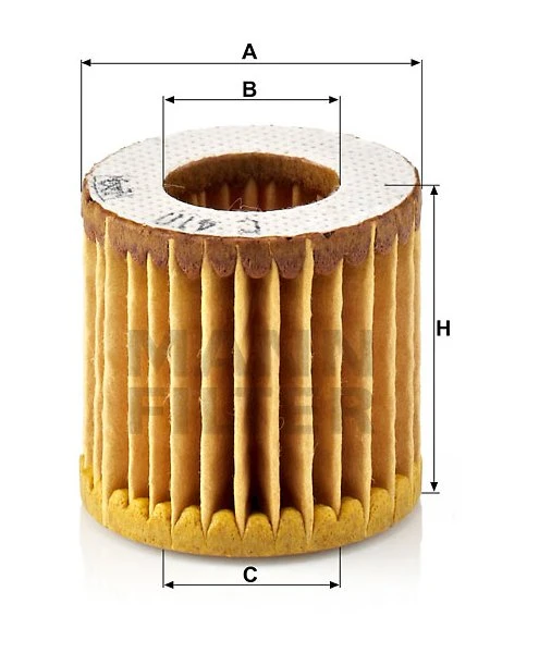 Vzduchový filter MANN FILTER C 410