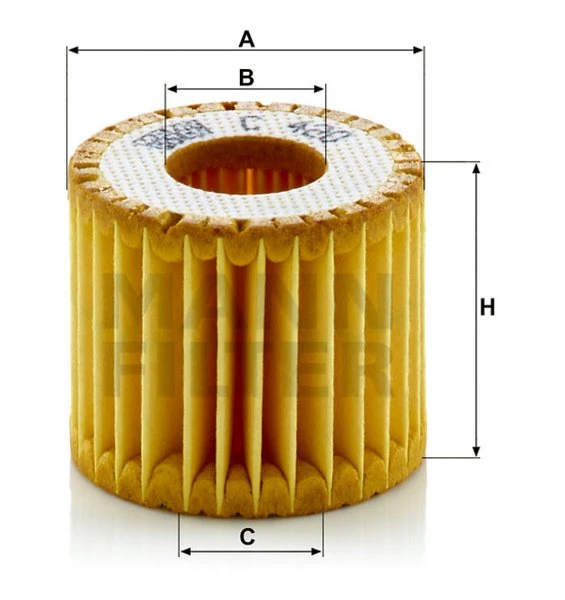 Vzduchový filter MANN FILTER C 420