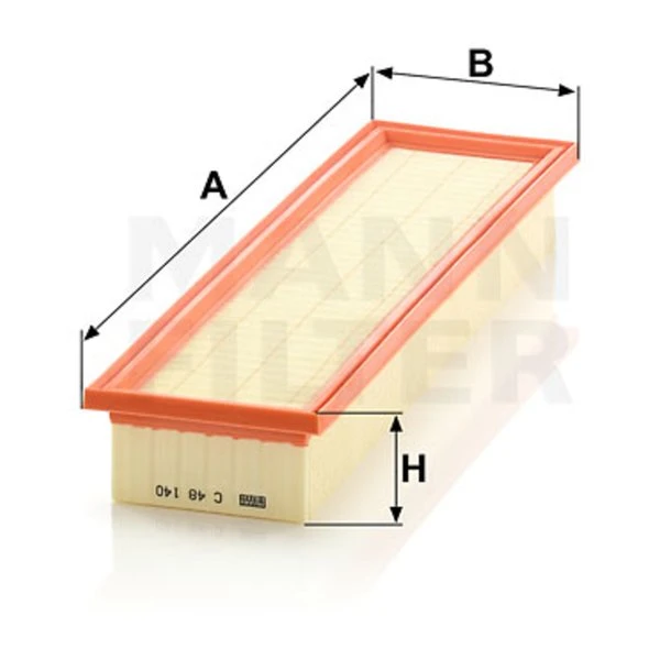 Kabínový filter MANN FILTER C 48 140