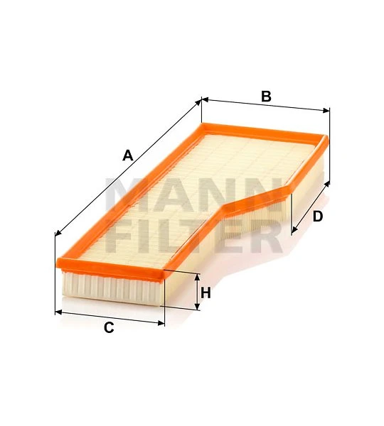 Vzduchový filter MANN FILTER C 54 165
