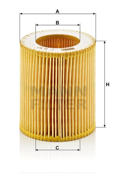 Vzduchový filter MANN FILTER C 630