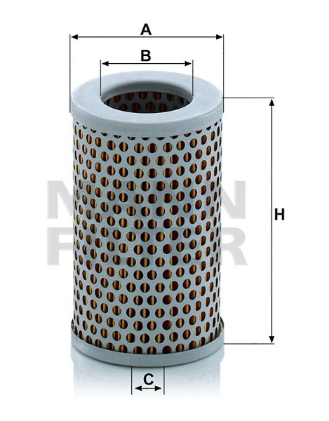 Vzduchový filter MANN FILTER C 712