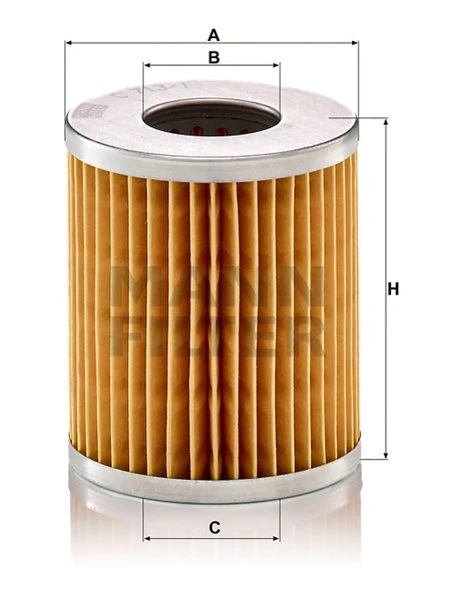 Vzduchový filter MANN FILTER C 713/1