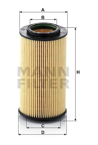 Olejový filter MANN FILTER HU 824 x