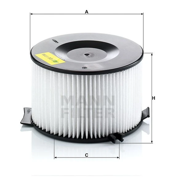 Kabínový filter MANN FILTER CU 1738