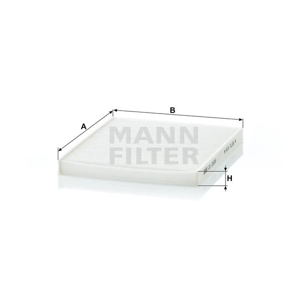 Kabínový filter MANN FILTER CU 2026