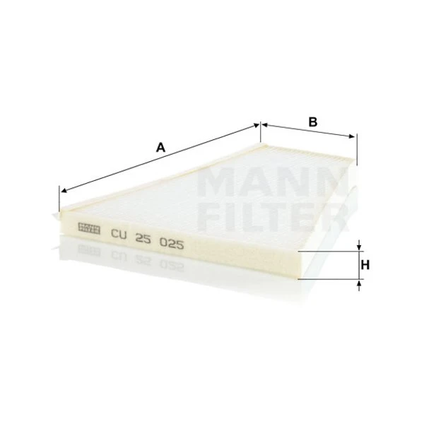 Kabínový filter MANN FILTER CU 25 025