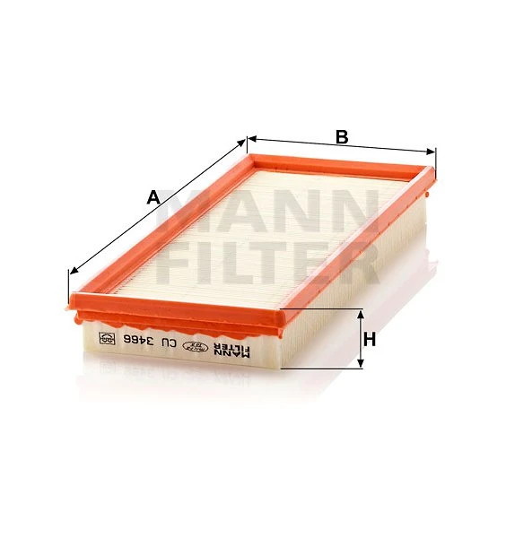 Kabínový filter MANN FILTER CU 3466