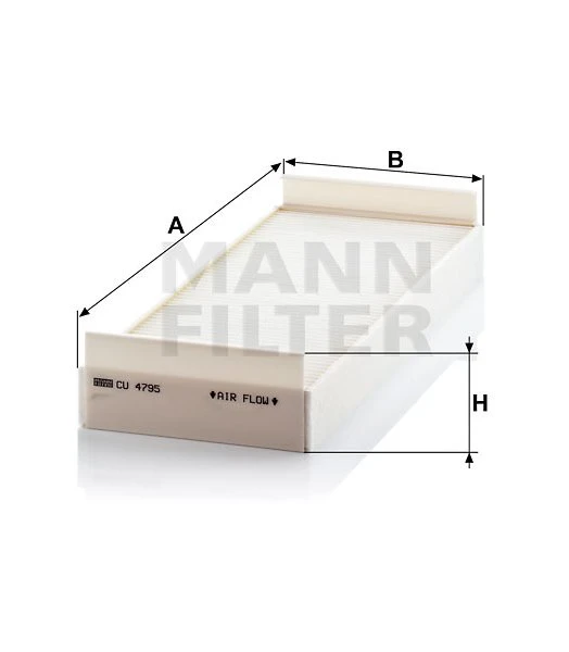 Kabínový filter MANN FILTER CU 4795