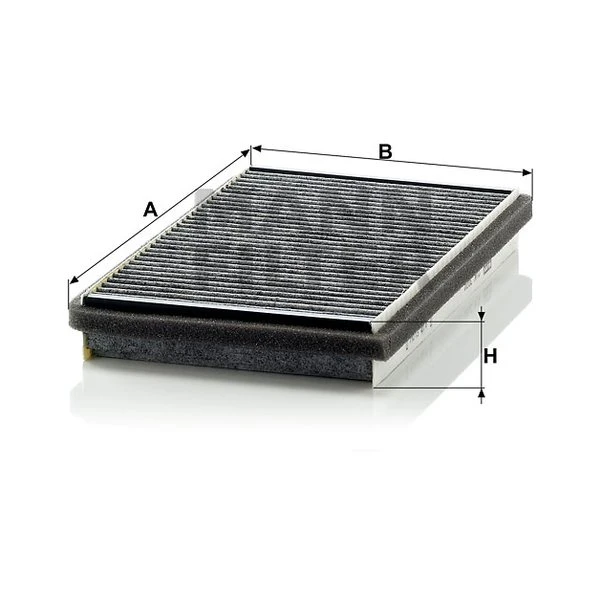 Kabínový filter MANN FILTER CUK 3020