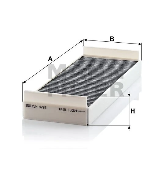 Kabínový filter MANN FILTER CUK 4795
