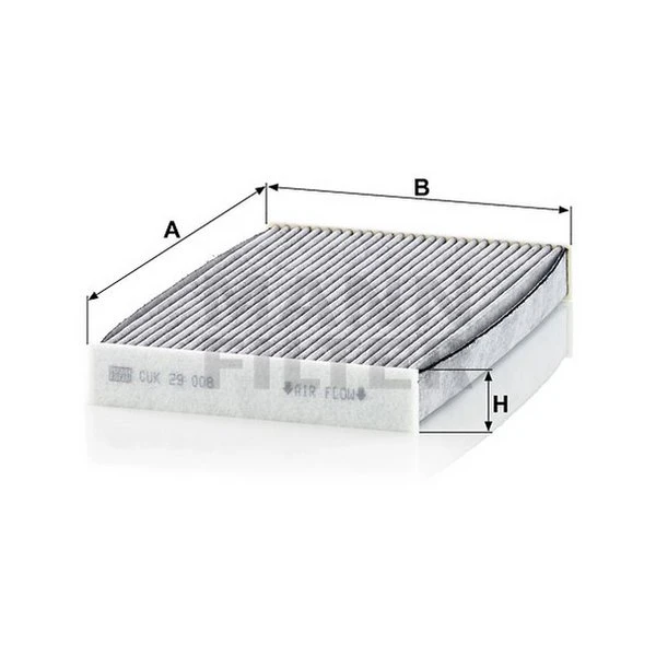Kabínový filter MANN FILTER CUK 29 008