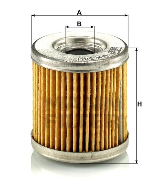 Olejový filter MANN FILTER MH 53/1