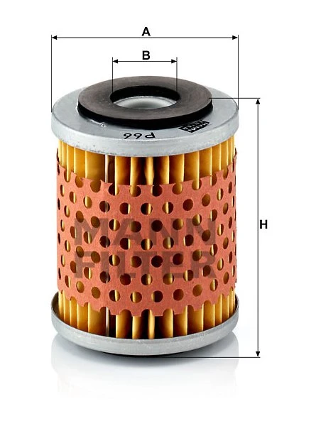 Palivový filter MANN FILTER P 66 x
