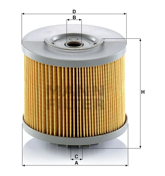 Palivový filter MANN FILTER P 1244 x