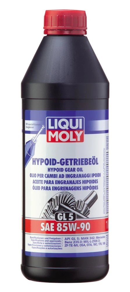 LIQUI MOLY hypoidný prevodový olej 85W-90 - 1l