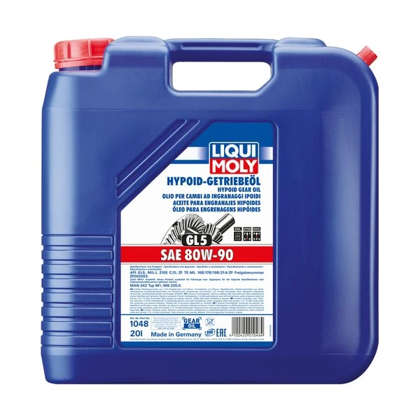 LIQUI MOLY hypoidný prevodový olej 80W-90 - 20l