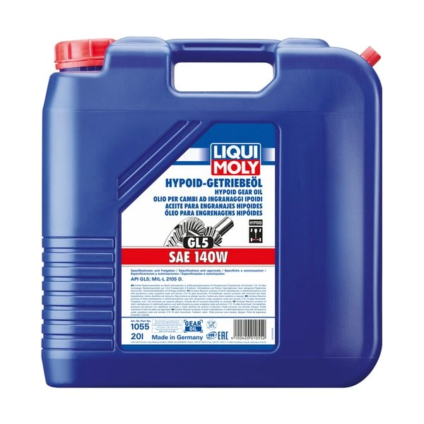 LIQUI MOLY hypoidný prevodový olej 140W - 20l